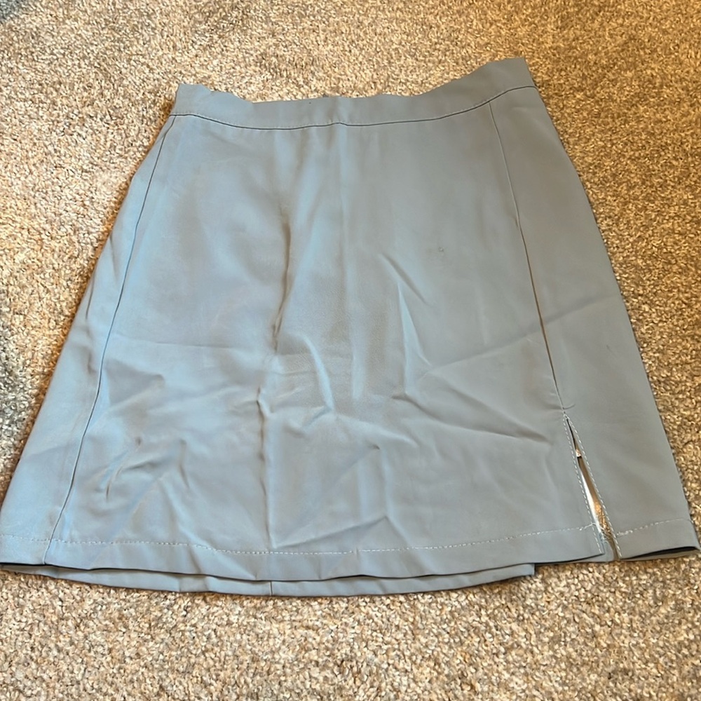 Blue skirt